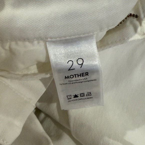 MOTHER Black and White Skinny Jeans, Style The Looker, Gorgeous!!! Size 29 - Picture 5 of 10